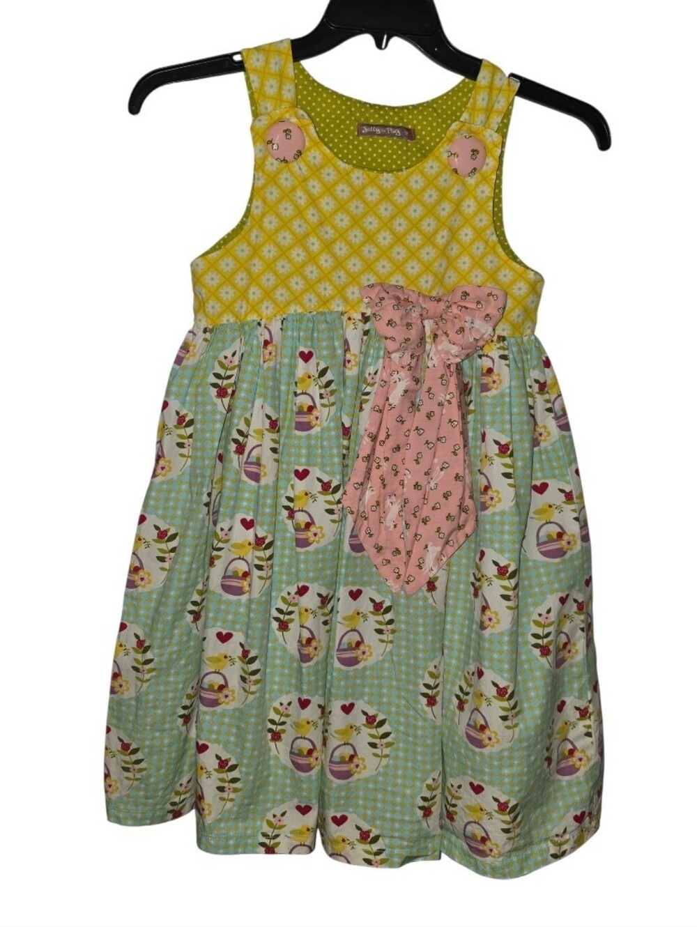 Jelly the Pug Girl's Sleeveless Dress Size 12 - Picture 2 of 6